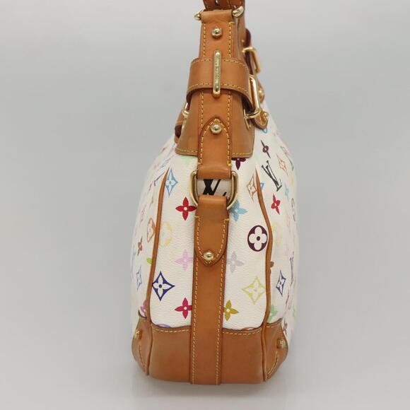 LOUIS VUITTON Monogram Multicolor Greta Hand Bag White M40195 - Picture 4 of 16